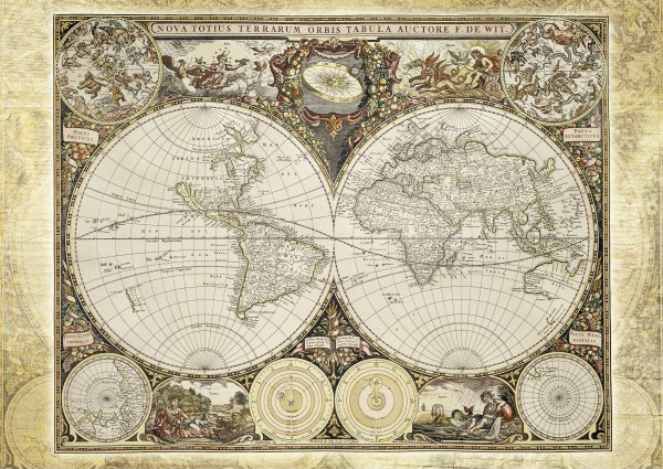 正規通販】 2000ピース 58178 SD ジグソーパズル 歴史的な世界地図
