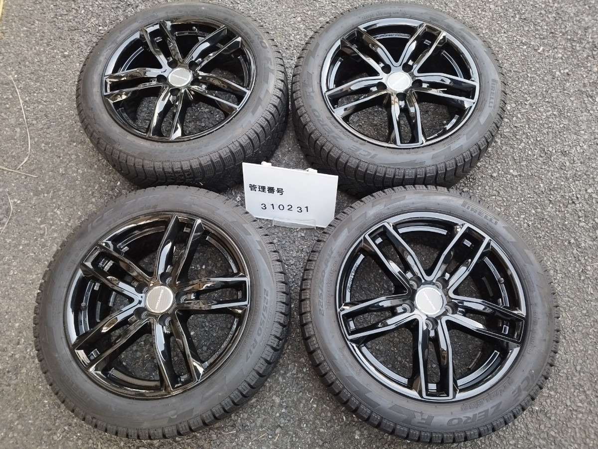 【即決】☆ピレリ☆ICEZERO☆225/50R17☆7.5J☆ET38☆アウディ☆A4☆TT☆PCD112☆スタッドレス☆8W☆8E☆8K☆_画像1