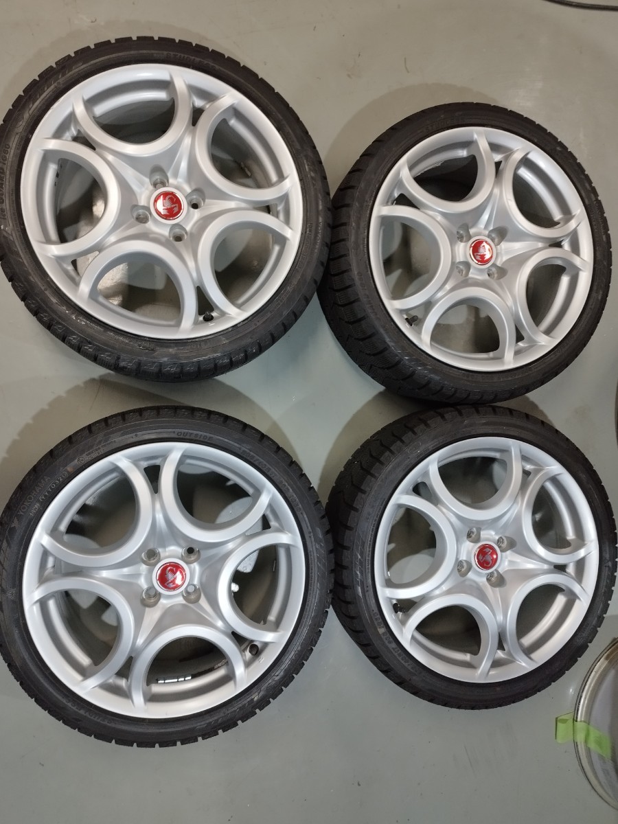 【即決】☆ヨコハマ☆アイスガード☆IG60☆205/40R17☆７J☆ET38☆アバルト☆フィアット☆PCD98☆ブレンボ対応☆スタッドレス☆595☆_画像1