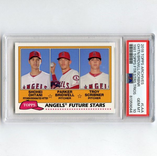 PSA10 GEM MINT 大谷翔平 2018 Topps Archives #LAA Shohei Ohtani