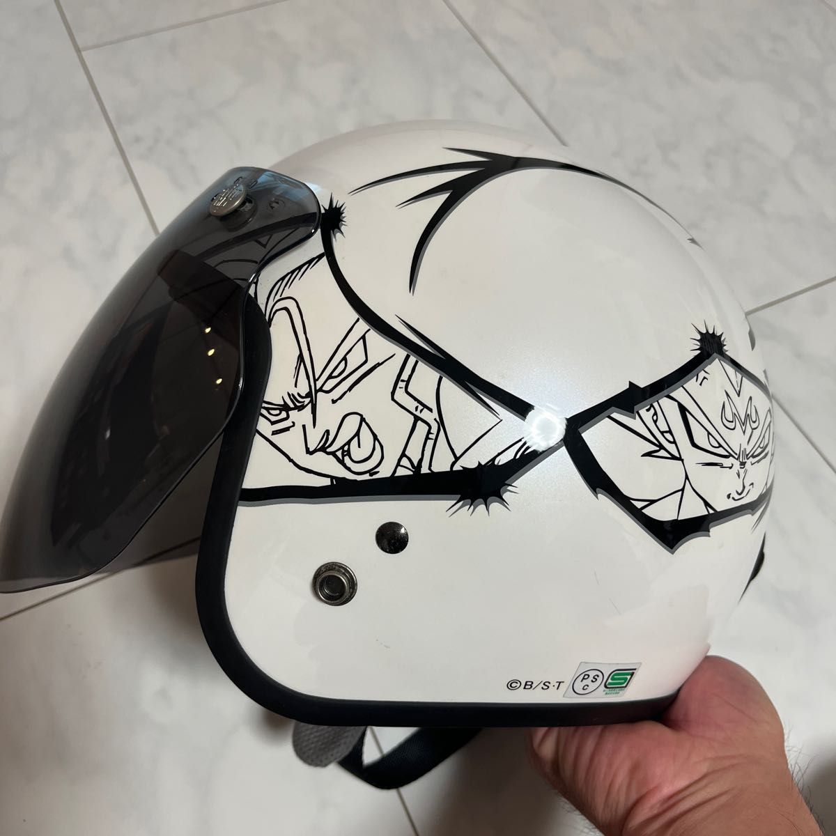 OGK技研KabutoドラゴンボールZのバイク用ジェットヘルメット美品。絶版物　　　　　　　　　　　　　　　　