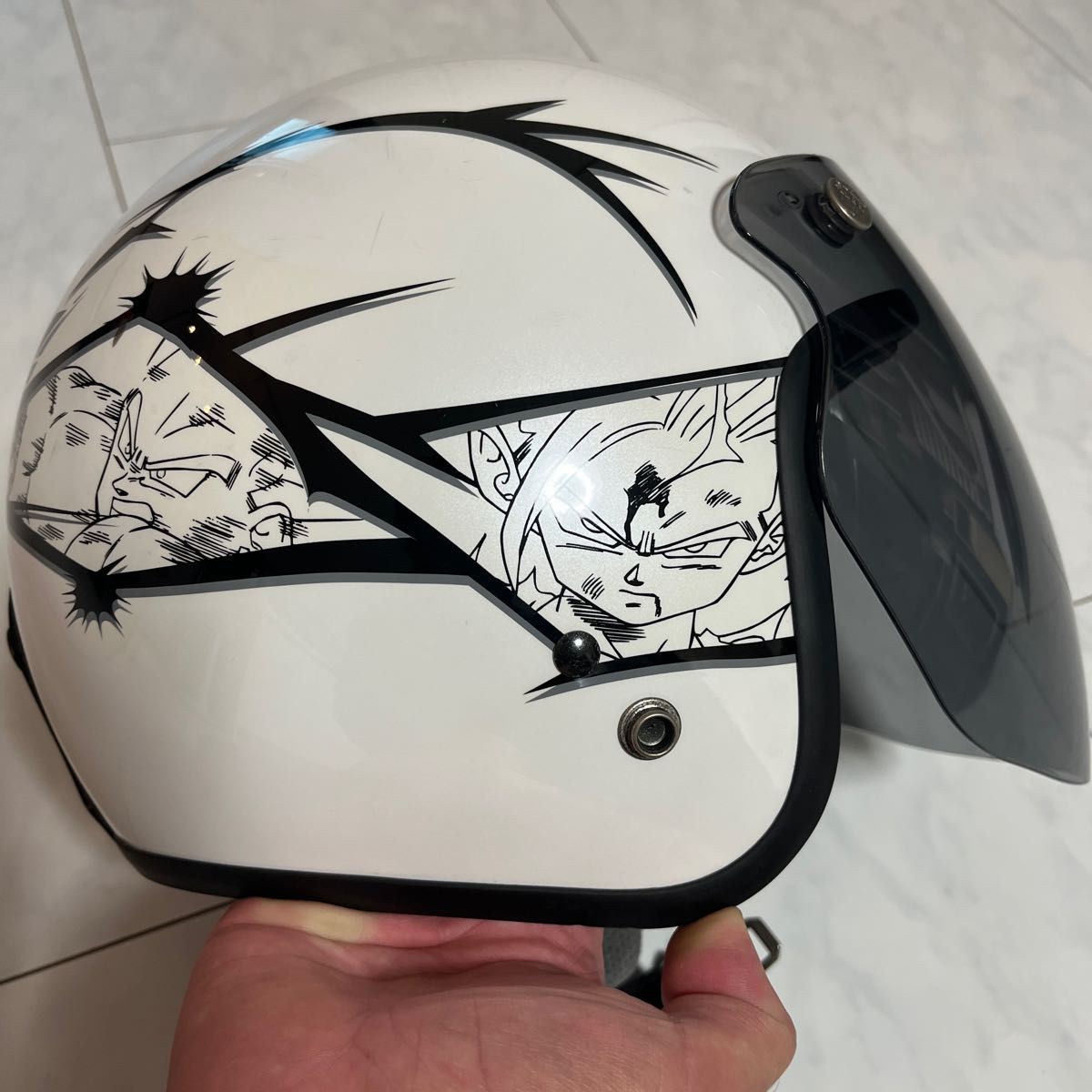 OGK技研KabutoドラゴンボールZのバイク用ジェットヘルメット美品。絶版物　　　　　　　　　　　　　　　　