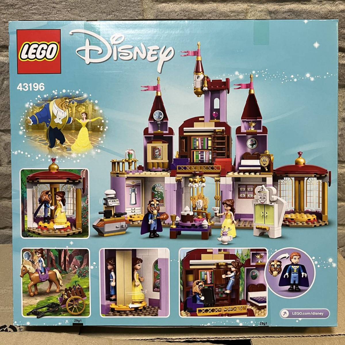 新品未開封 LEGOレゴ 43196 ディズニープリンセス ベルと野獣のお城検