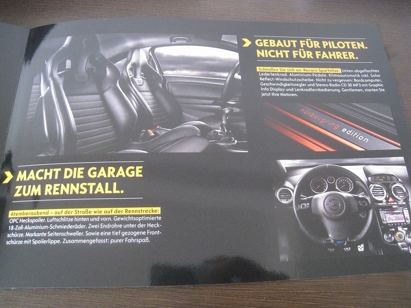 * abroad catalog . language Opel Corsa OPCnyurubruk link edition 10047