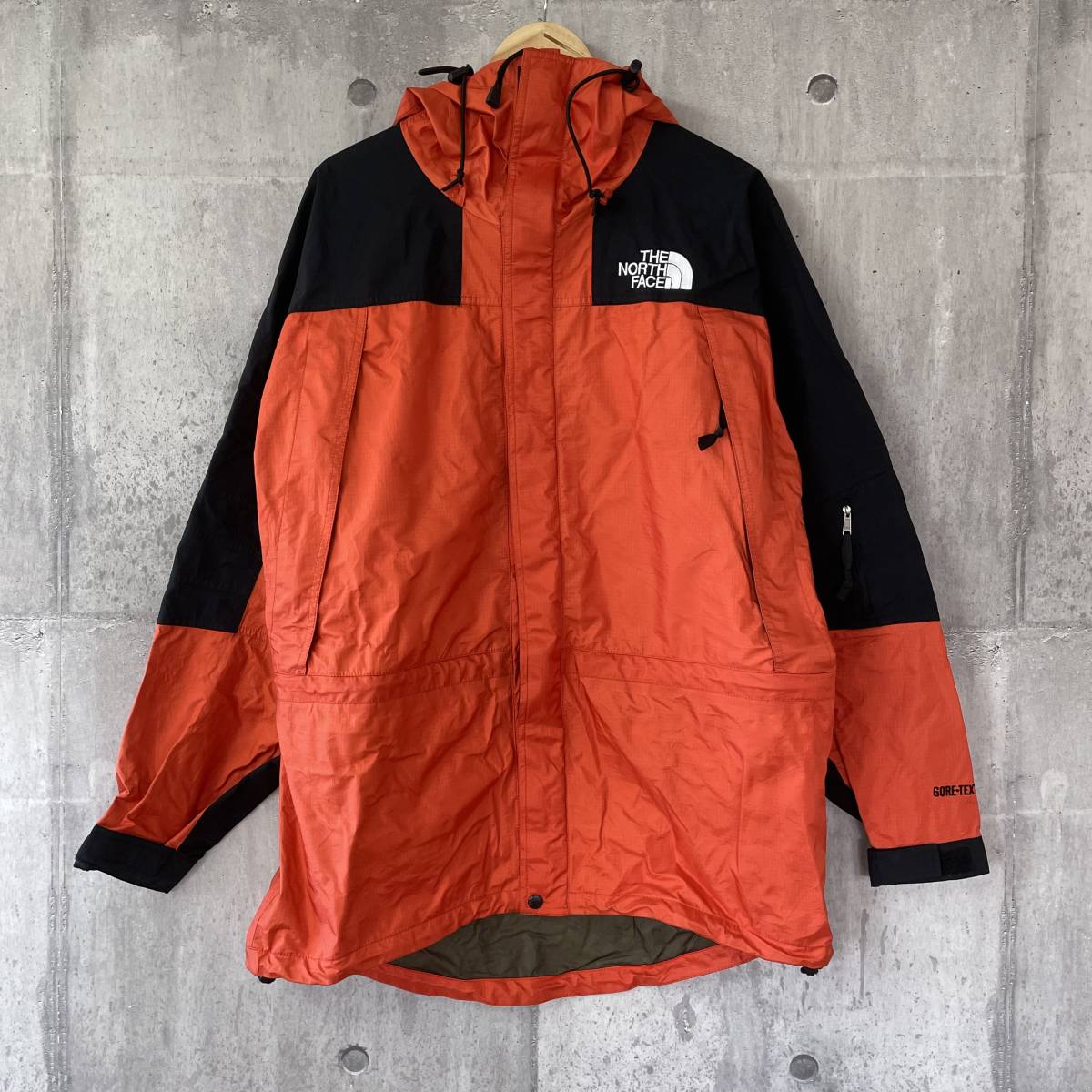 90s The North Face ノースフェイス マウンテンパーカ ヴィンテージ ゴアテックス オレンジ_画像1