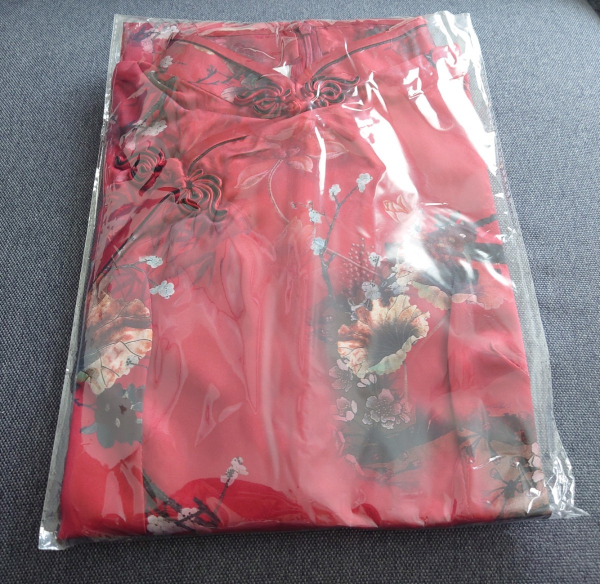 チャイナドレス　チャイナ服　大きいサイズ　5Lサイズ　新品　セクシーコスプレ　コスプレ衣装_画像7