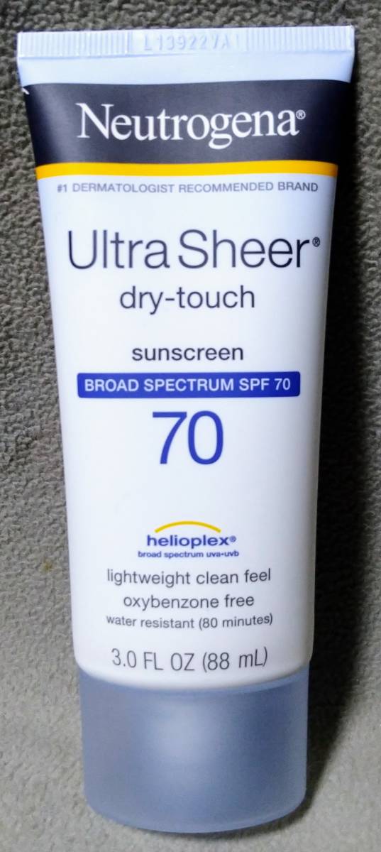 ■送料無料■ニュートロジーナ SPF70 ウルトラシアードライタッチサンスクリーン 88ml Neutrogena Ultra Sheer Dry-Touch Sunscreen _画像1