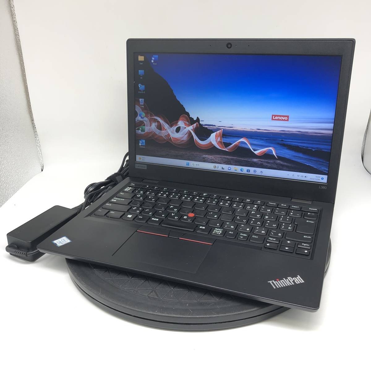 【処分特価】レノボ Lenovo ThinkPad L380 CPU Core i5-8250U RAM8GB SSD256GB カメラ Windows11 Office付 中古 PC ノートパソコン ⑥_画像1