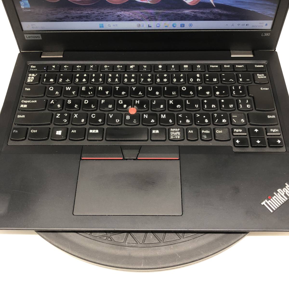 【処分特価】レノボ Lenovo ThinkPad L380 CPU Core i5-8250U RAM8GB SSD256GB カメラ Windows11 Office付 中古 PC ノートパソコン ⑩_画像4