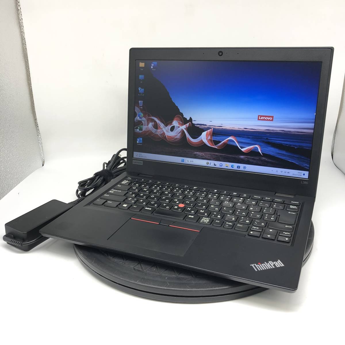 【処分特価】レノボ Lenovo ThinkPad L380 CPU Core i5-8250U RAM8GB SSD256GB カメラ Windows11 Office付 中古 PC ノートパソコン ⑩_画像1