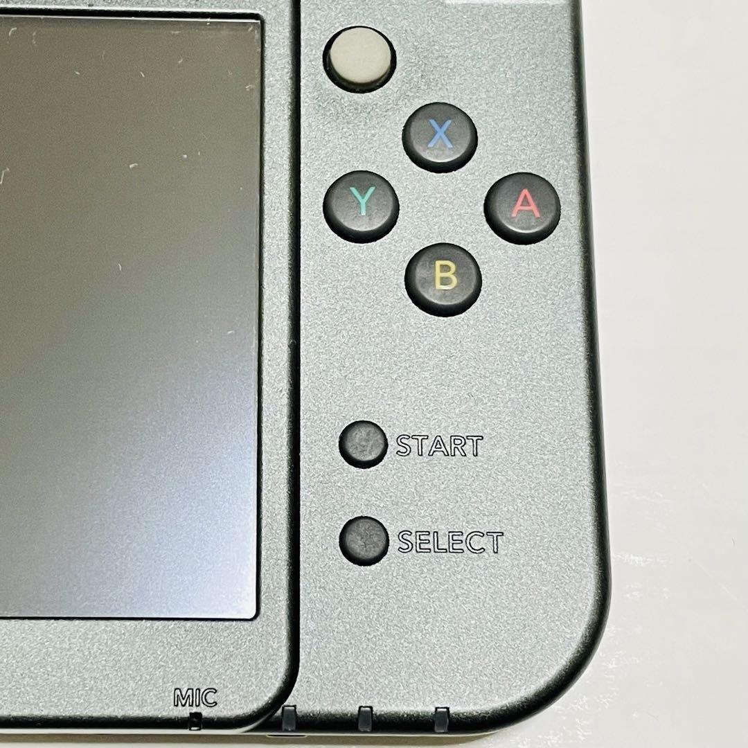 New ニンテンドー 3DS LL本体 RED-001 メタリックブラック 初期化 動作