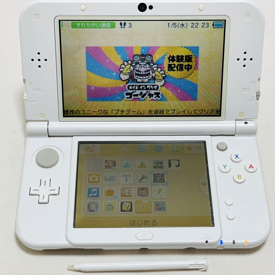 New ニンテンドー 3DS LL 本体 パールホワイト 動作確認済 現状品