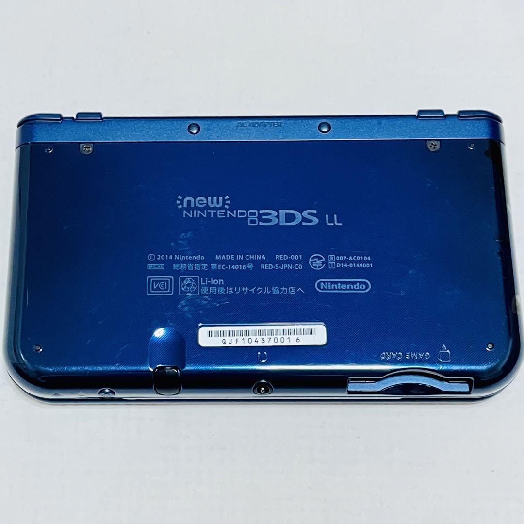 1円スタート！少々難あり【中古】New ニンテンドー 3DS LL 本体 メタリックブルー 動作確認済 現状品 任天堂 Nintendo 031 送料無料 一円_画像3