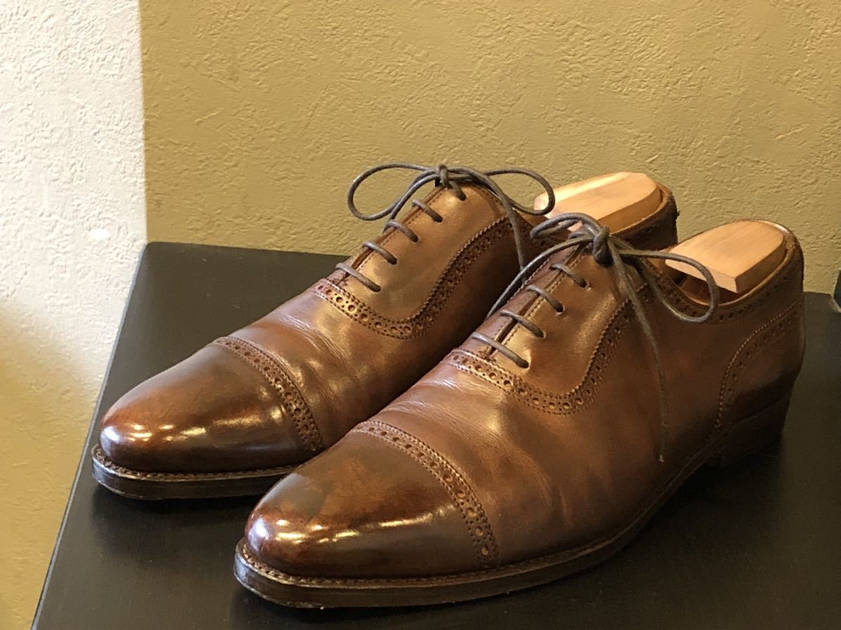 Crockett & Jones クロケット&ジョーンズ 8E 茶 グッドイヤー製法_画像1