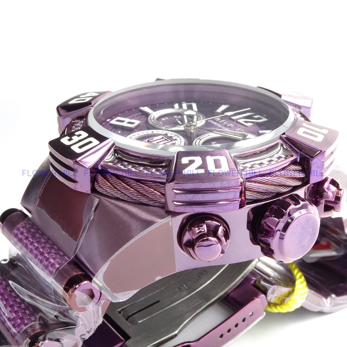 【新品・送料無料】インビクタ INVICTA 腕時計 ジェイソンテイラーモデル 40431 クォーツ スイスムーブメント クロノグラフ パープル