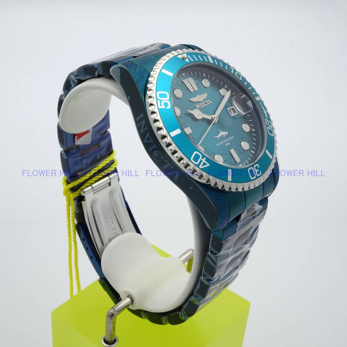 【新品・送料無料】インビクタ INVICTA 腕時計 メンズ 40944 PRO DIVER プロダイバー グリーン クォーツ カレンダー メタルバンド_画像9