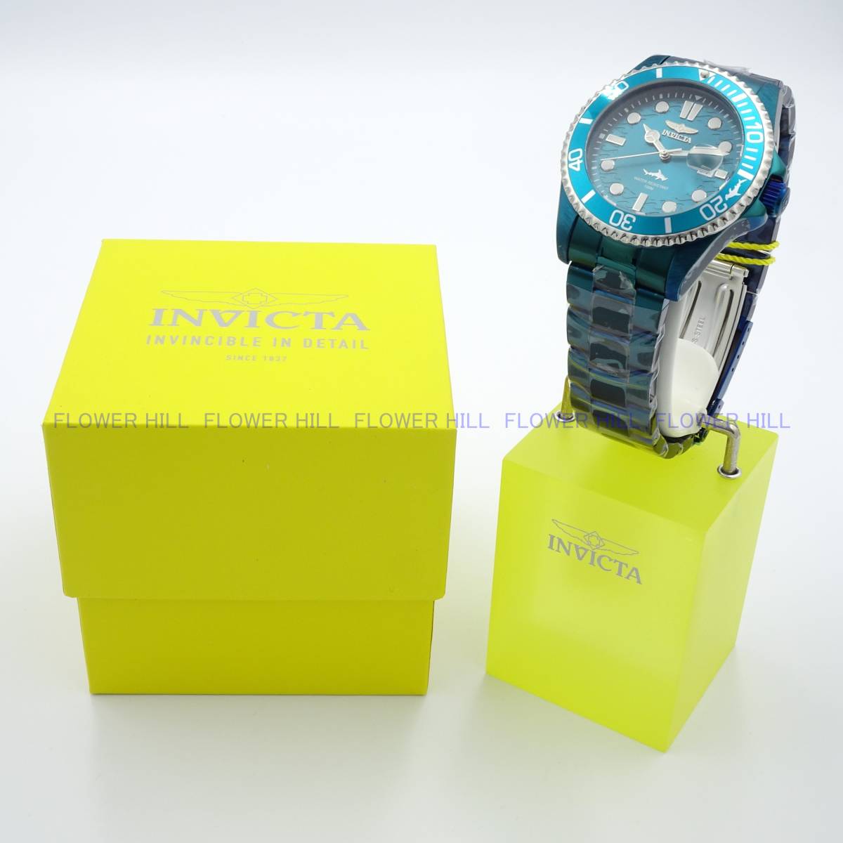 【新品・送料無料】インビクタ INVICTA 腕時計 メンズ 40944 PRO DIVER プロダイバー グリーン クォーツ カレンダー メタルバンド_画像10