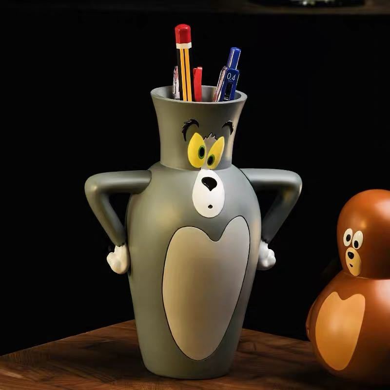 [ Tom .jesi-]Tom and Jerry мыло Studio очень популярный ваза Tom не .. Jerry канцелярские товары фигурка стандартный товар доставка внутри страны включая доставку 