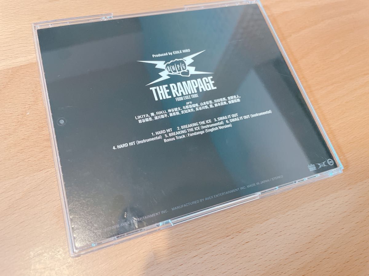 HARD HIT THE RAMPAGE from EXILE TRIBE CD+DVD ランペ　ランページ