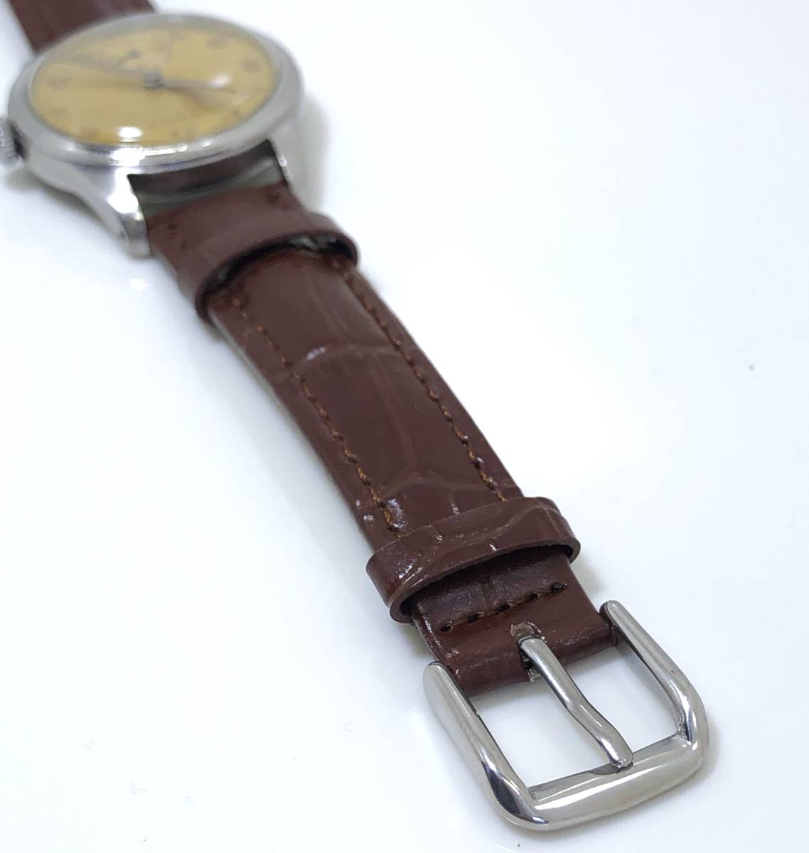 * clock (sa60)*[WH-7051]*ETERNA ( Eterna )* round * Arabia smoseko watch *SLAR/SS* operation goods *