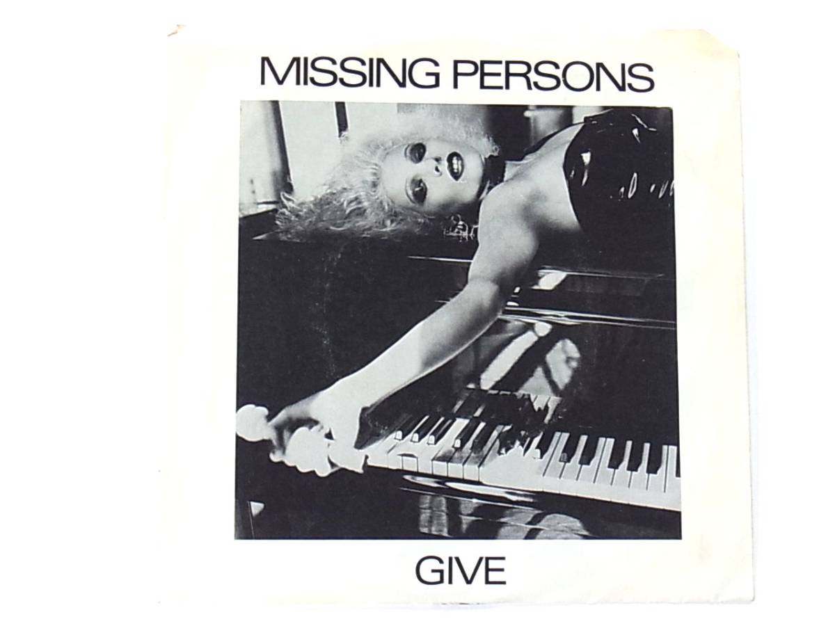 [m109]★US盤EP★ミッシング・パーソンズ★Missing Persons★Give★Frank Zappa★Terry Bozzio★Duran Duran★7inch★7インチ★シングル_画像1
