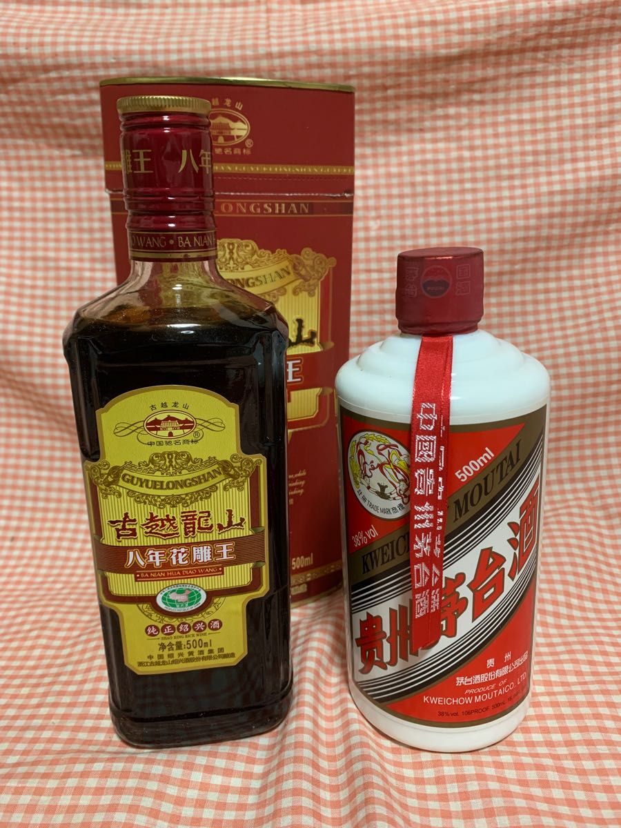 中国古酒　貴州茅台酒　マオタイ酒　38% 500ml  オマケ付き