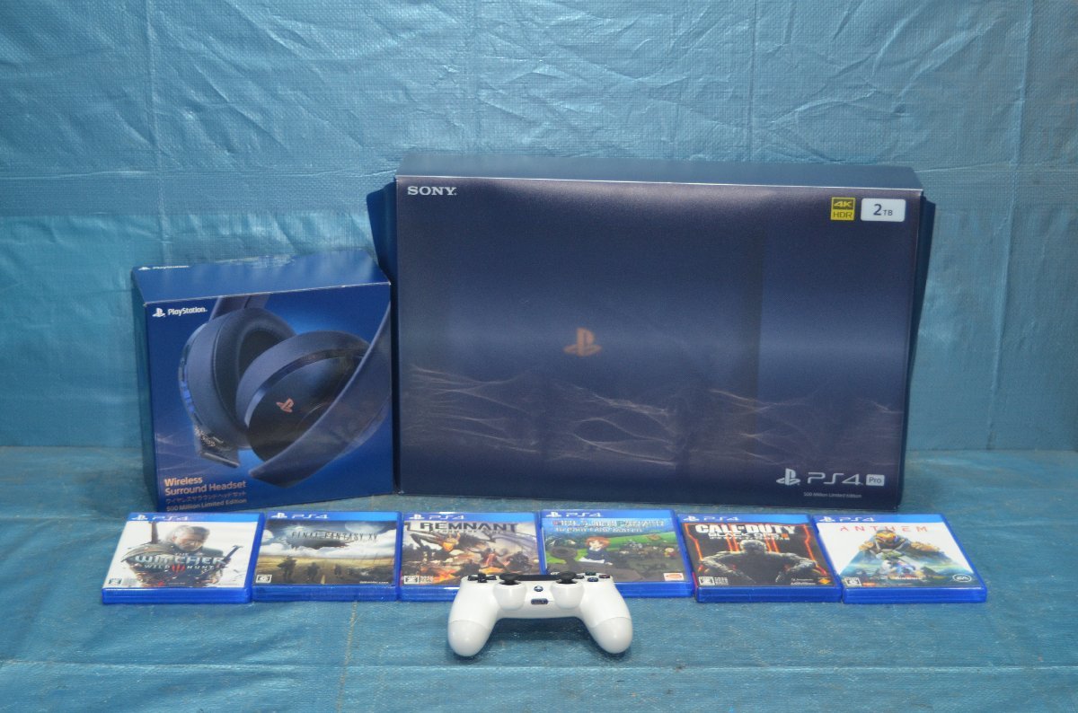 予約販売 500 Pro PlayStation4 SONY Million ソフトセット + CUH-7100BA50 ワイヤレスヘッドホンセット ソニー PS4Pro Edition Limited PS4本体 予約販売 500 Pro PlayStation4 SONY Million ソフトセット + CUH-7100BA50 ワイヤレスヘッドホンセット ソニー PS4Pro Edition Limited PS4本体