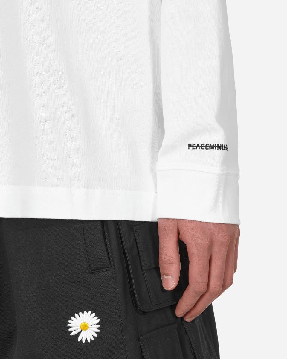 送料無料】PEACEMINUSONE PMO x NIKE LS Tee 白 L ピースマイナスワン