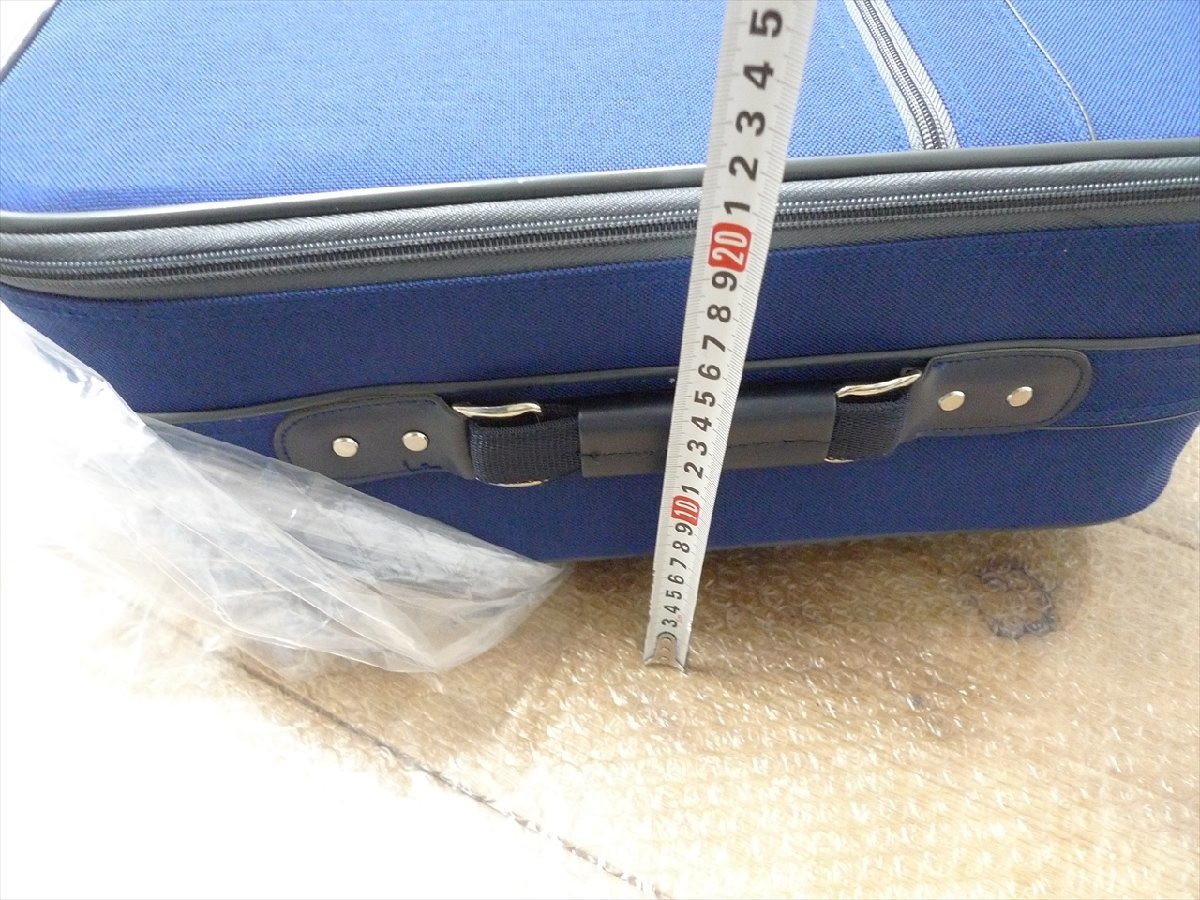 未使用品 MANTONI 青　スーツケース　キャリーケース　旅行 管理1621_画像6