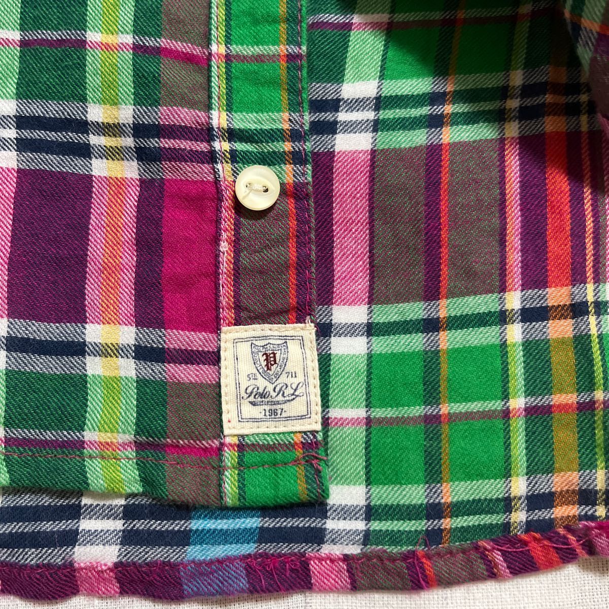 ラルフローレン 長袖シャツ チェックシャツ RALPH LAUREN 長袖　120