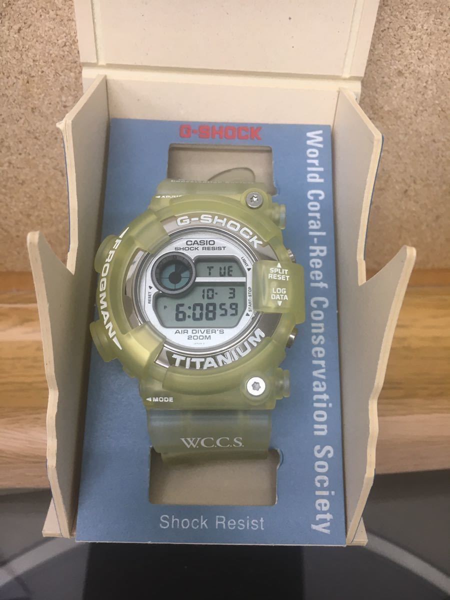 カシオG-SHOCK W.C.C.Sサンゴ礁FROGMAN /フロッグマン DW8201WC-7T