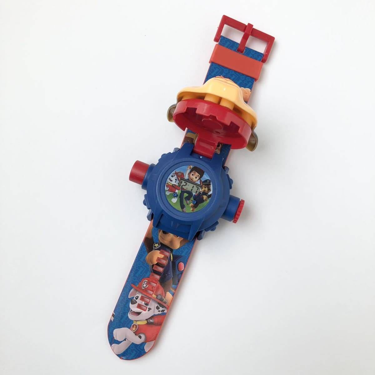 【新品】子ども用　プロジェクター付き 腕時計 時計　プロジェクション　パウパト　パウパトロール