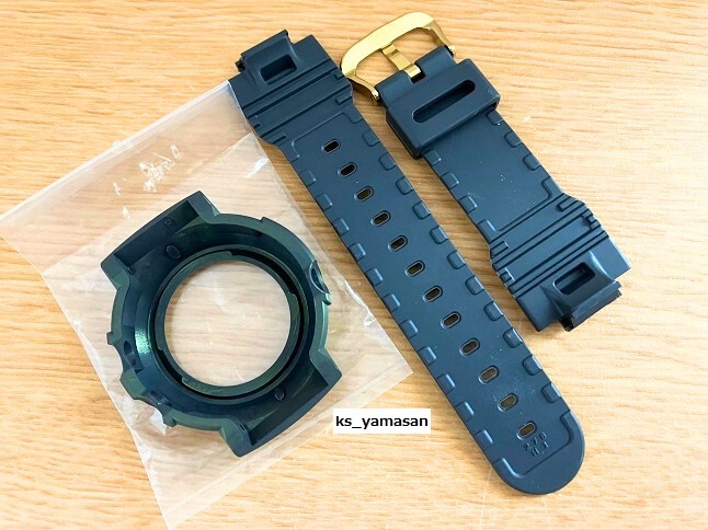 ☆ 未使用 即決 ☆ AW-500UA-1E 純正 ベルト ベゼル セット ユナイテッドアローズ 玉虫 G-SHOCK Gショック CASIO カシオ ベルベゼ