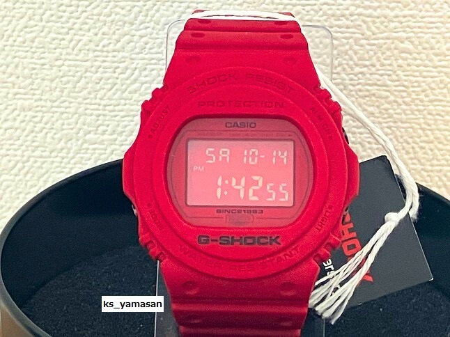 未使用 即決 DW-5735C-4JR RED OUT レッドアウト G-SHOCK 35周年