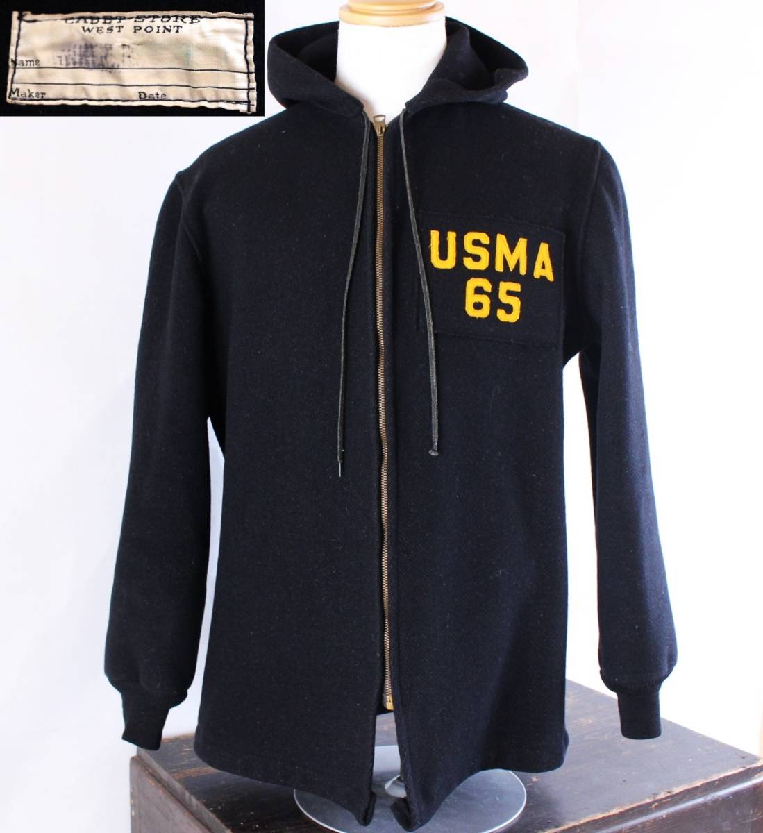 送料無料】□ 60s USMA 陸軍士官学校 West Point メルトンジャケット