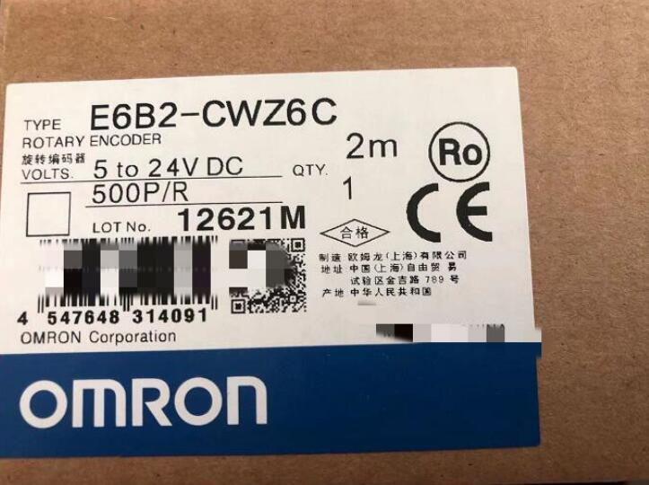 新品★ 　OMRON/オムロン 　ロータリーエンコーダ　E6B2-CWZ6C　保証付き 500P/R　保証6ヶ月_画像1