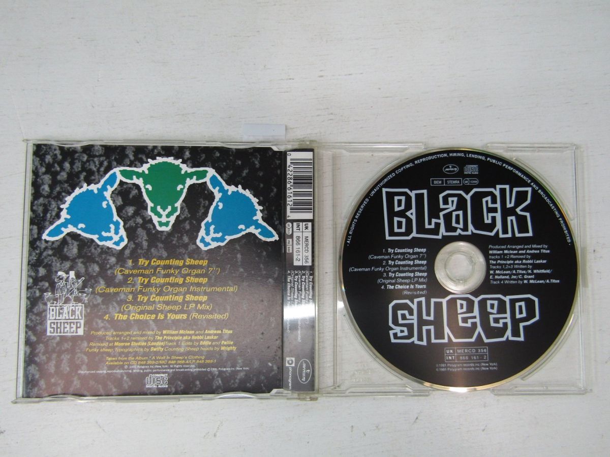 3590　BLACK SHEEP/TRY COUNTING SHEEP/MERCURY MERCD_画像3