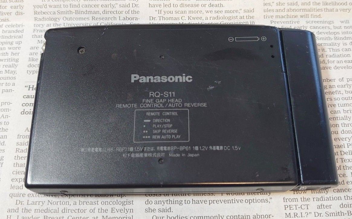Panasonic カセットプレーヤー RQ-S11 S-XBS ジャンク品|Yahoo Panasonic カセットプレーヤー RQ-S11 S-XBS ジャンク品|Yahoo