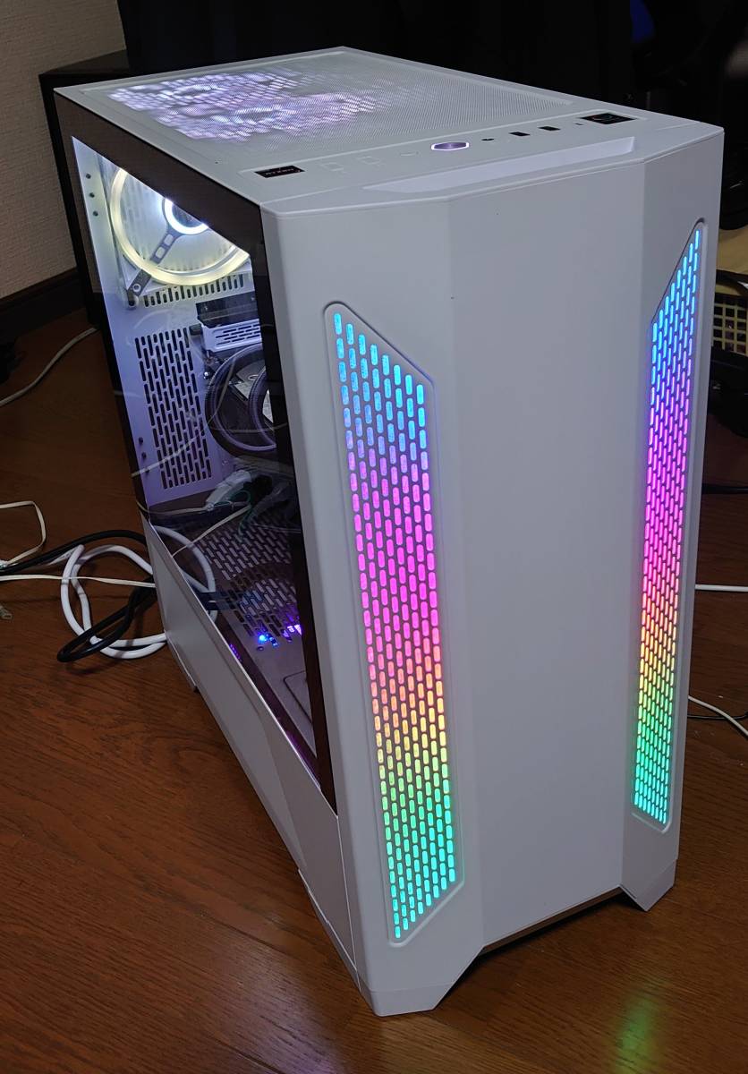 安いそれに目立つ ネオン 水冷 PC 爆速!GAMEING Ryzen3700X Pro
