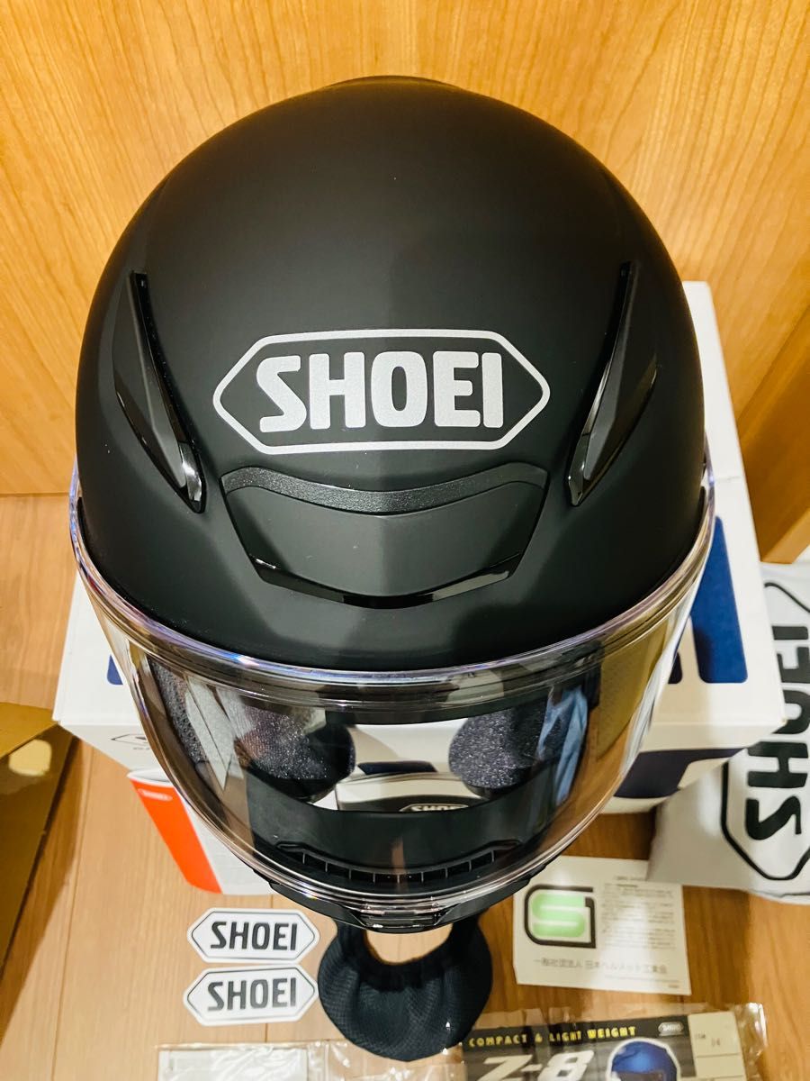 新品未使用 SHOEI Z-8 マットブラック M 2023年5月製造 外箱 新品未使用 SHOEI Z-8 マットブラック M 2023年5月製造 外箱