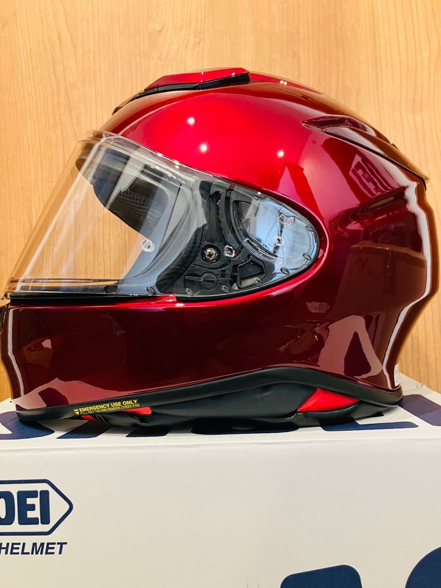定価58 300円 新品同様 極美品 SHOEI Z-8 Mサイズ ワインレッド 外箱