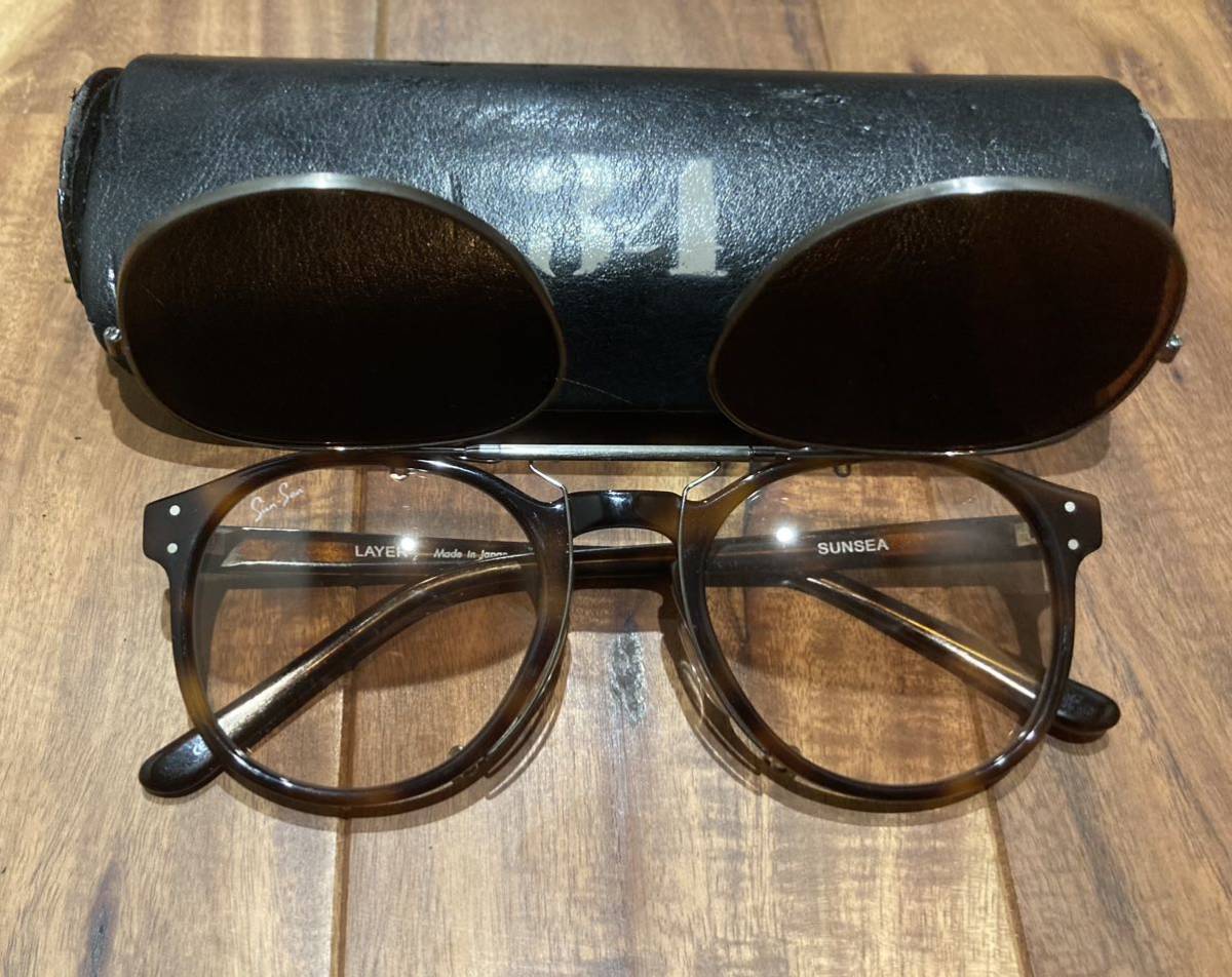 SUNSEA LAYER Sunglasses サングラス　レイヤー　メガネ　OLIVER PEOPLES オリバーピープルズ　unused 1ldk_画像1