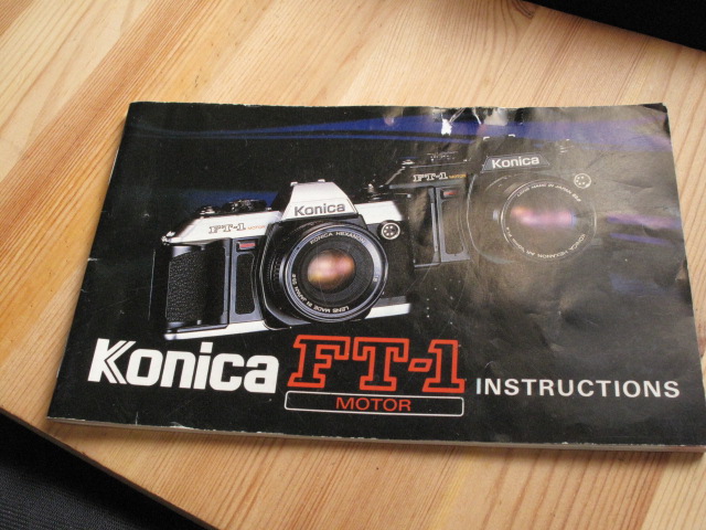 [ Konica FT-1 MOTOR : owner manual ]* rare Konica 