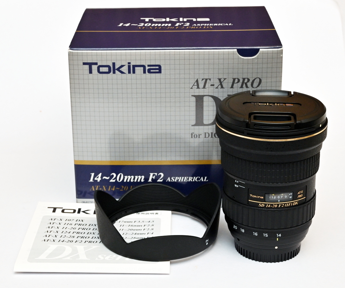 大量入荷 【使用回数少】 TOKINA (ニコンFマウント用) DX PRO F2 14