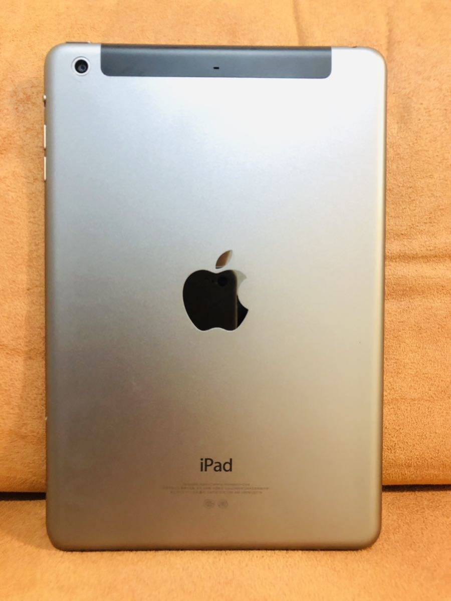 良品　SIMフリー iPad mini 2 Retina 16G カバー付き ブラック