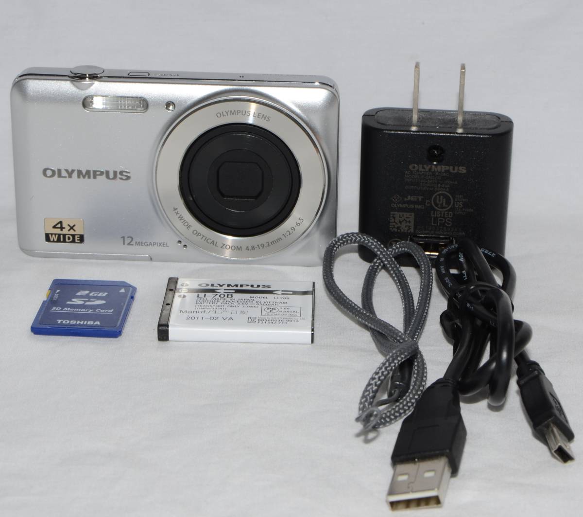 お得】 OLYMPUS VG-110 シルバー (動作確認済) オリンパス