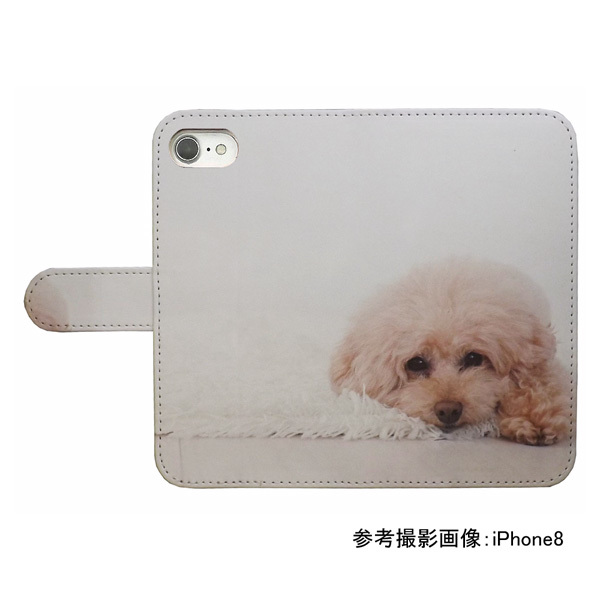 iPhone15 Pro Max　スマホケース 手帳型 プリントケース 犬 トイプードル かわいい_画像2