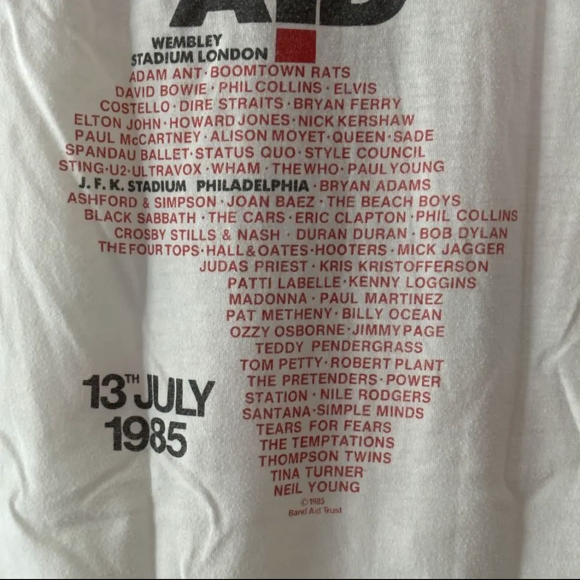LIVE AID ライブエイド Queen ボヘミアンラプソディ ビンテージ