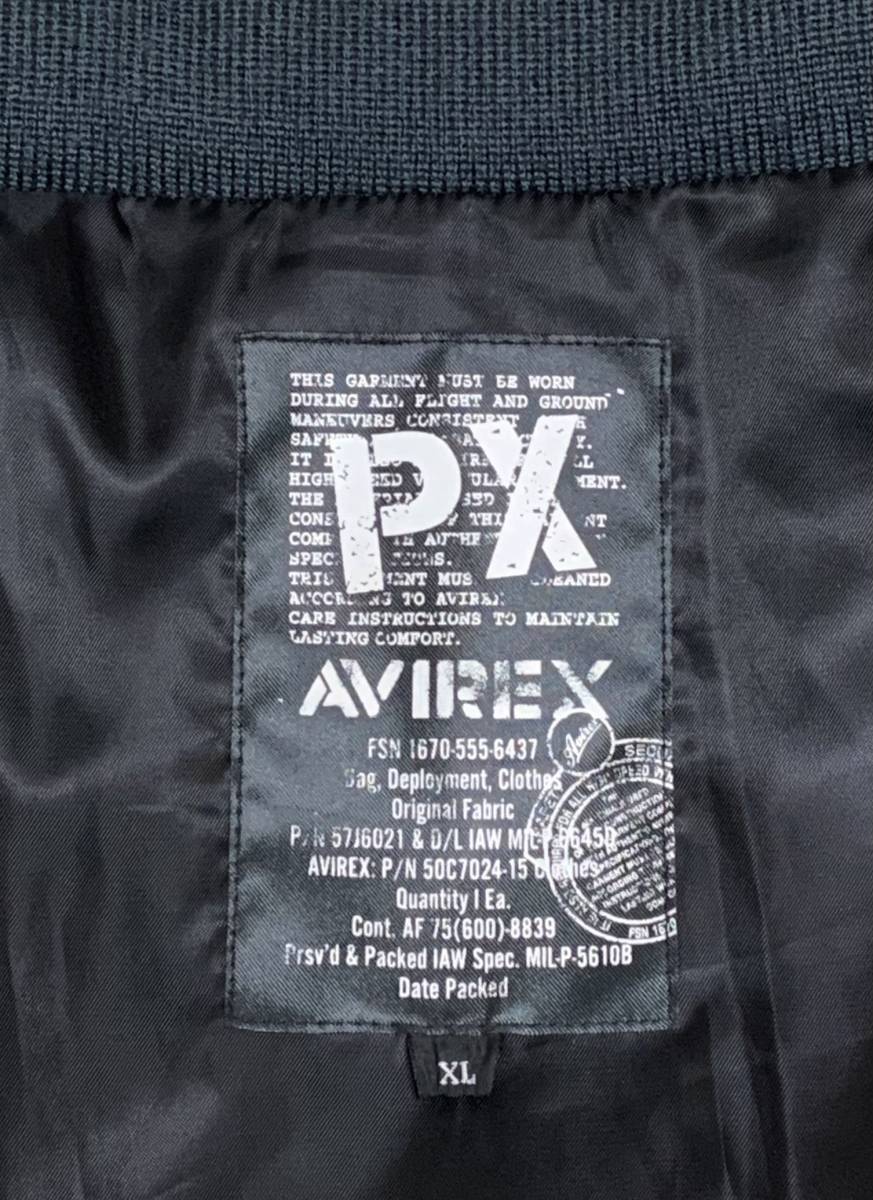 ④AVIREX【XL】ダウンJKT アヴィレックス フライトジャケット gpz900r