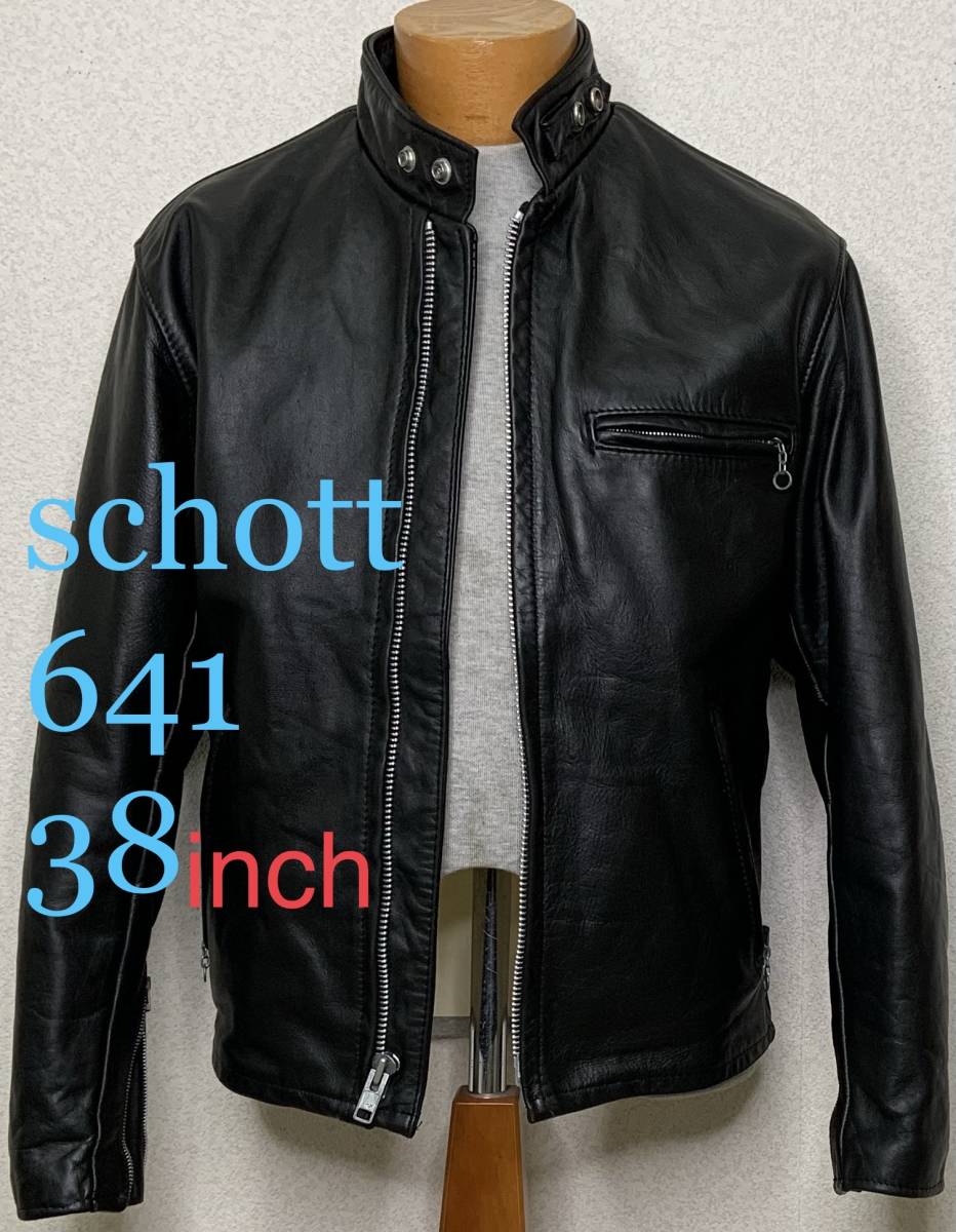 ☆お求めやすく価格改定☆ 641【38】米国製 ③schott シングル